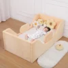 Toddler Bed, Child Bed for Kids with Extra Safty Broad, Standard Crib Size Toddler Bed, Certified Fabric Toddler Beds,Toddler - Image 6
