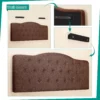 Headboards for Queen Size Bed, Upholstered Button Tufted Bed Headboard, 12 Adjustable Positions Queen Headboard Only, Wall Mount - Image 5